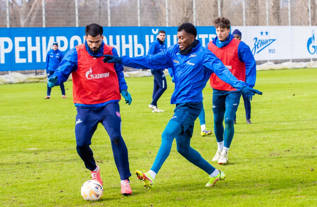 Открытая тренировка «Зенита» перед матчем с «Балтикой»