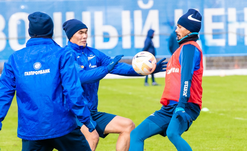 Открытая тренировка «Зенита» перед матчем с «Балтикой»