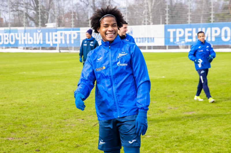 Открытая тренировка «Зенита» перед матчем с «Балтикой»