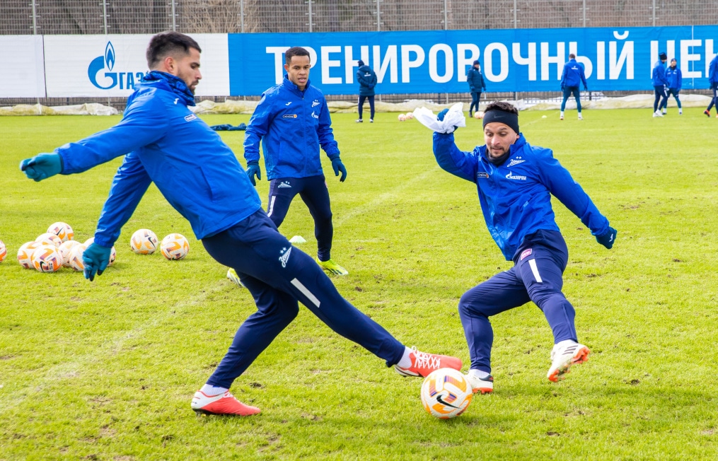 Открытая тренировка «Зенита» перед матчем с «Балтикой»