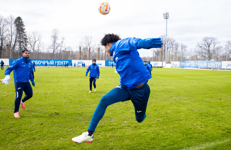 Открытая тренировка «Зенита» перед матчем с «Балтикой»