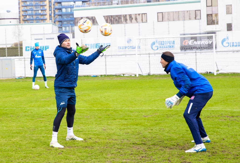 Открытая тренировка «Зенита» перед матчем с «Балтикой»