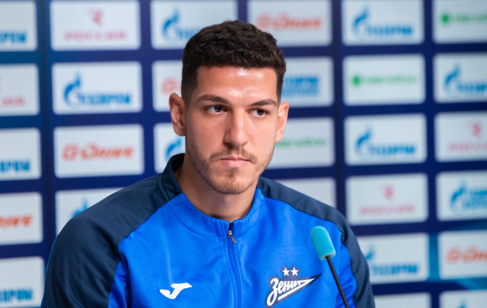 Нино на пресс-конференции перед матчем с «Балтикой»