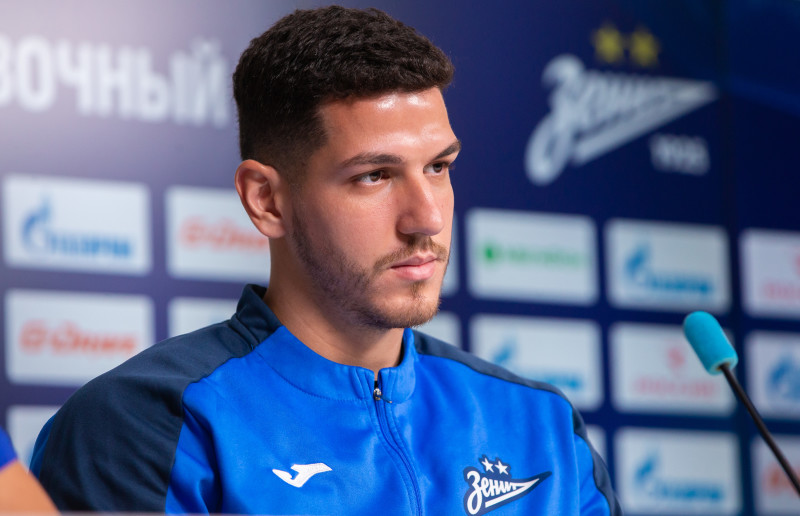Нино на пресс-конференции перед матчем с «Балтикой»