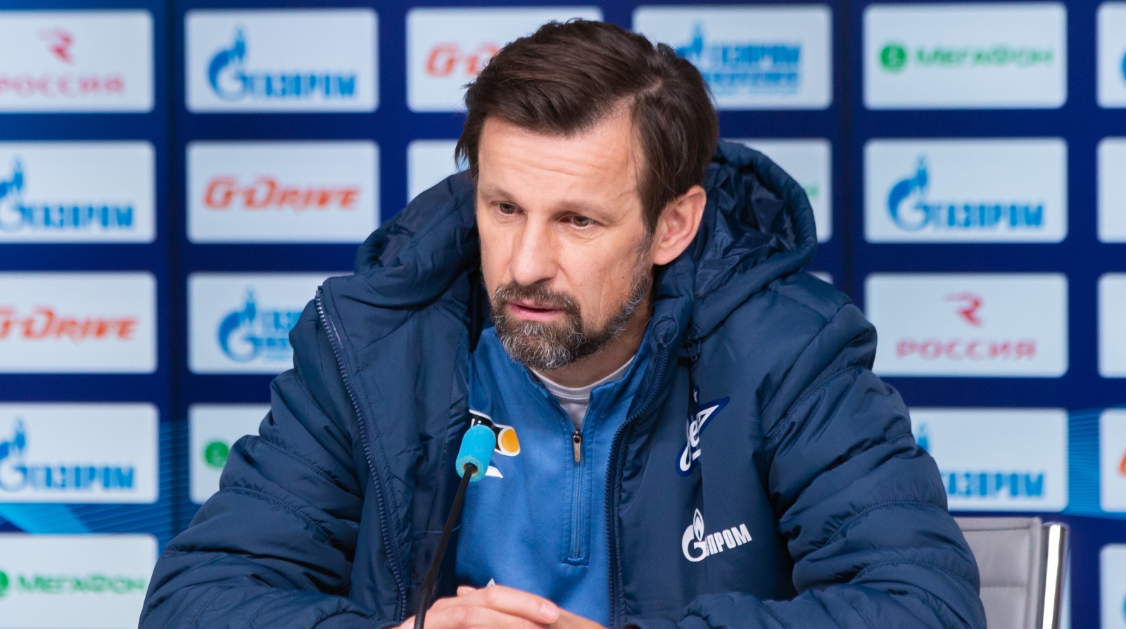 Сергей Семак на пресс-конференции перед матчем с «Балтикой»