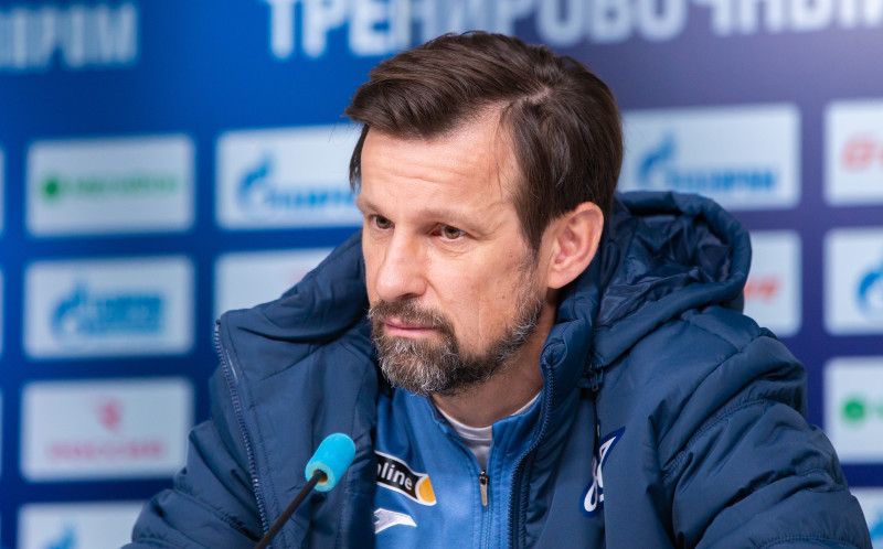 Сергей Семак на пресс-конференции перед матчем с «Балтикой»