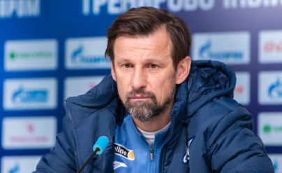 Сергей Семак на пресс-конференции перед матчем с «Балтикой»