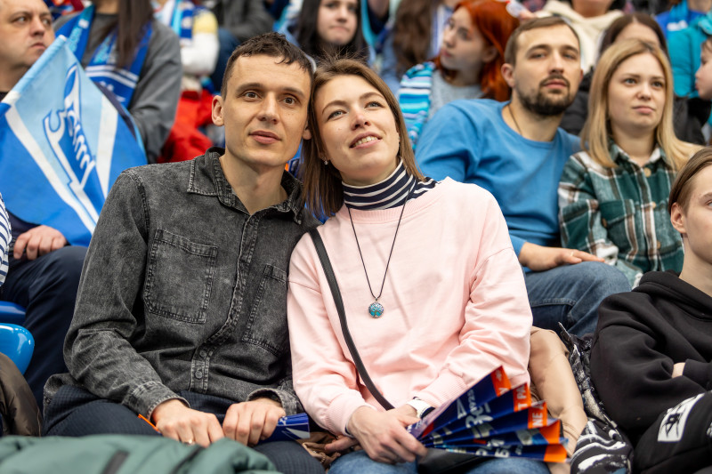 Болельщики на матче «Зенит» — «Балтика»
