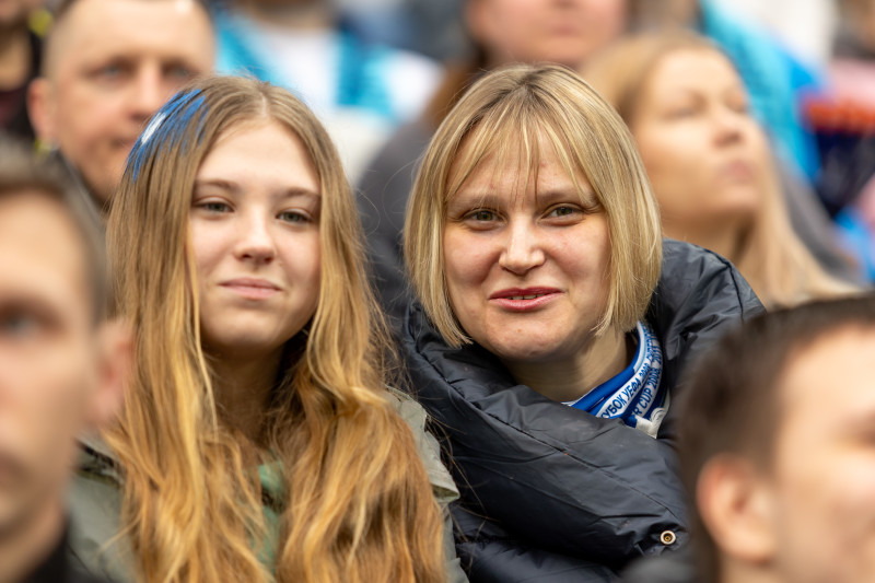 Болельщики на матче «Зенит» — «Балтика»