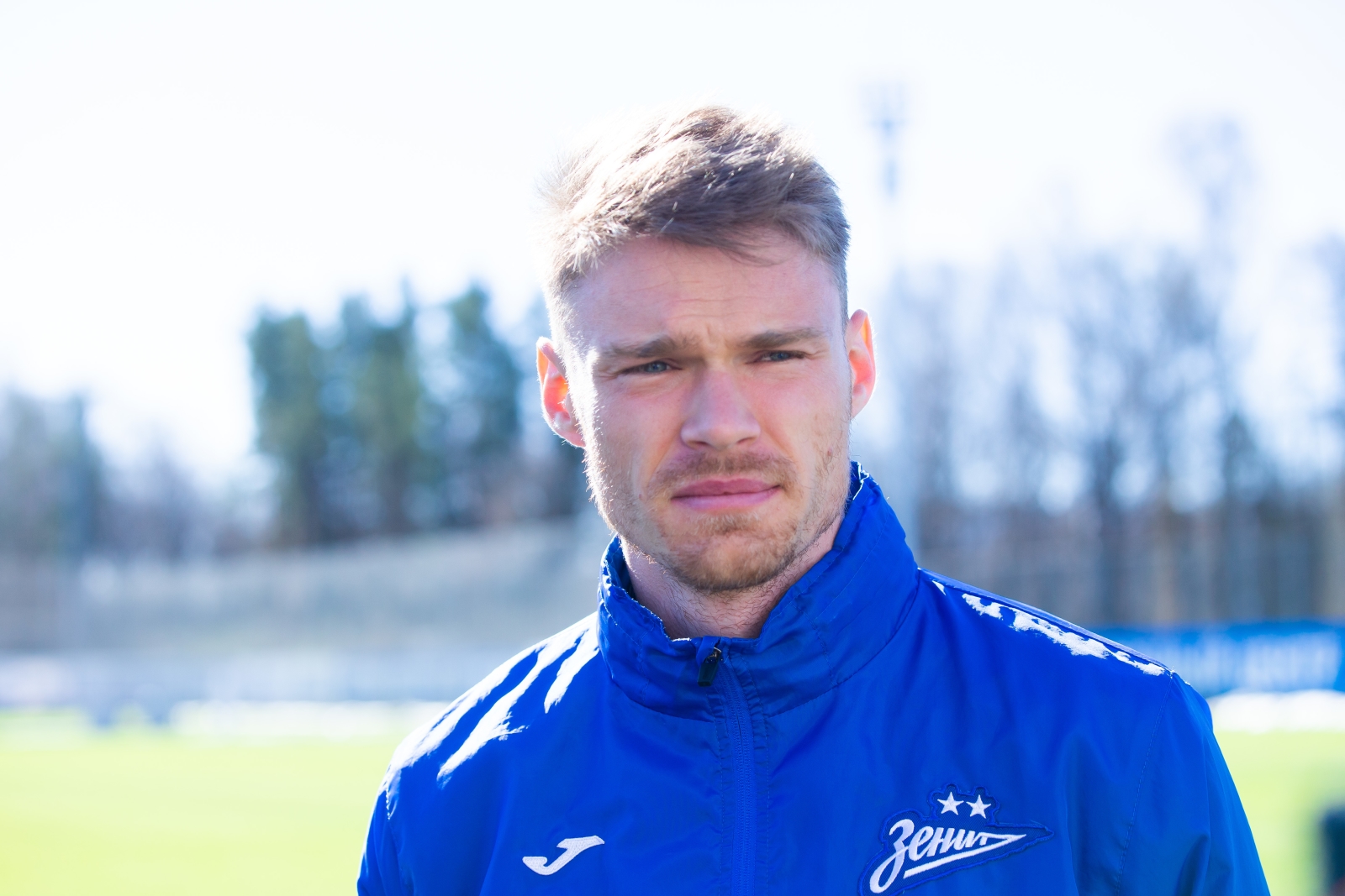 Денис Адамов на пресс-брифинге перед матчем с «Краснодаром»