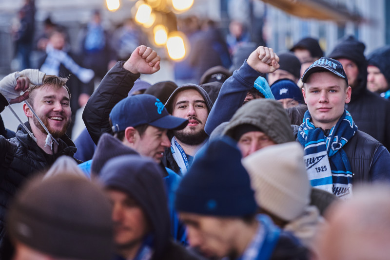 Фан-променад перед матчем «Зенит» — «Спартак»