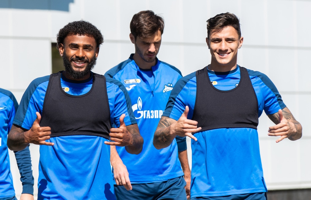 Открытая тренировка «Зенита» перед матчем с «Ростовом»