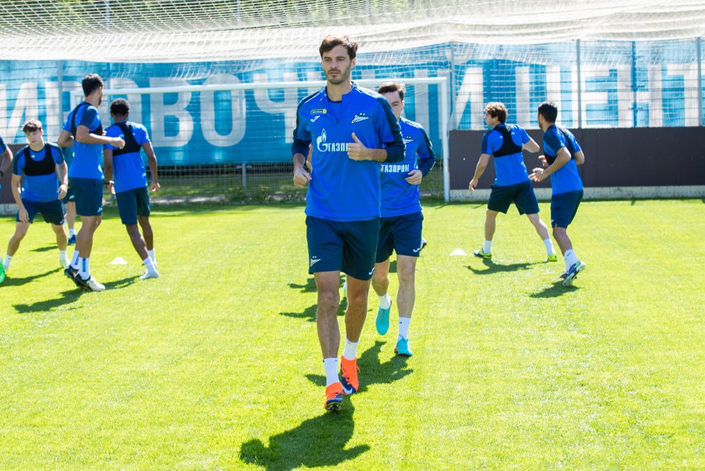 Открытая тренировка «Зенита» перед матчем с «Ростовом»