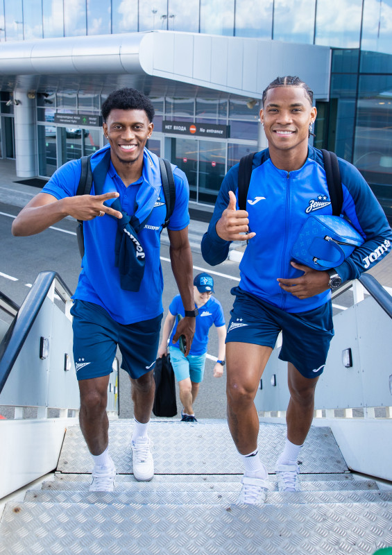 Вылет «Зенита» на матч Суперфинала Кубка России с «Балтикой»