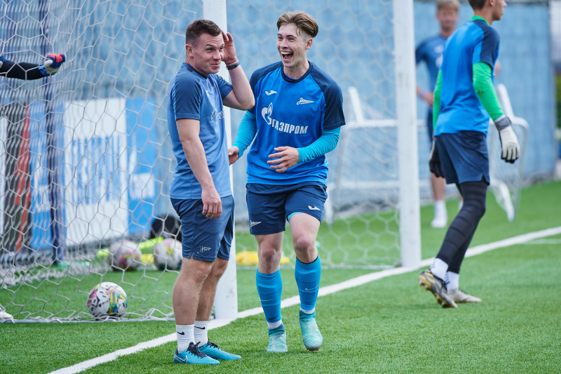 Тренировка «Зенита»-м в «Газпром»-Академии