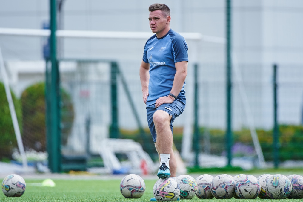 Тренировка «Зенита»-м в «Газпром»-Академии