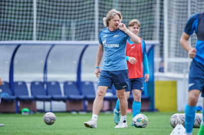 Тренировка «Зенита»-м в «Газпром»-Академии