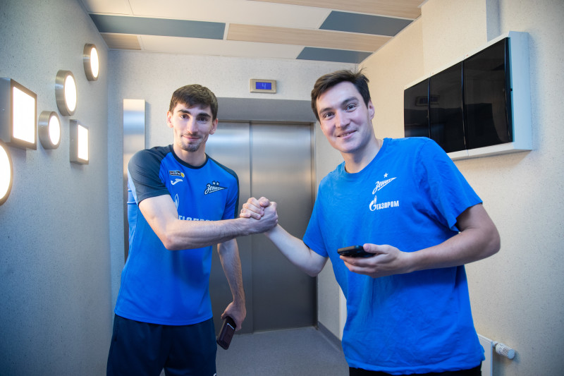 Первый день предсезонного медосмотра основного состава «Зенит» в «Мой медицинский центр»