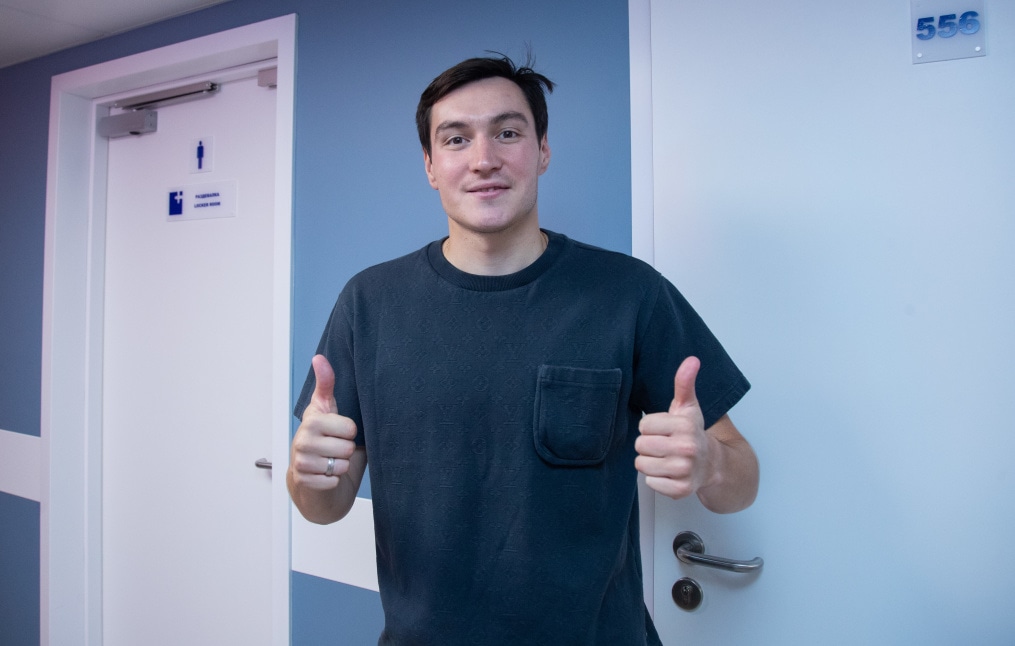 Первый день предсезонного медосмотра основного состава «Зенит» в «Мой медицинский центр»