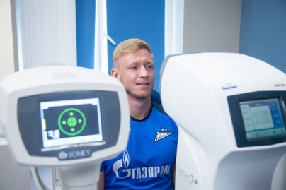 Первый день предсезонного медосмотра основного состава «Зенит» в «Мой медицинский центр»