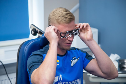 Первый день предсезонного медосмотра основного состава «Зенит» в «Мой медицинский центр»