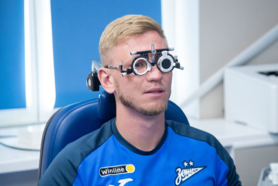 Первый день предсезонного медосмотра основного состава «Зенит» в «Мой медицинский центр»