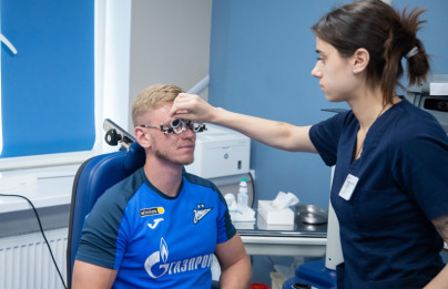 Первый день предсезонного медосмотра основного состава «Зенит» в «Мой медицинский центр»