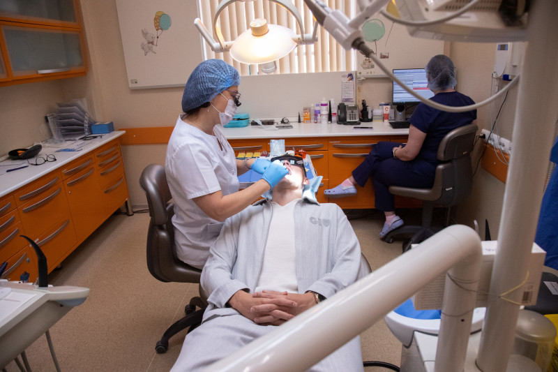 Медосмотр Сергея Волкова, защитника ФК «Зенит» в «Мой медицинский центр»