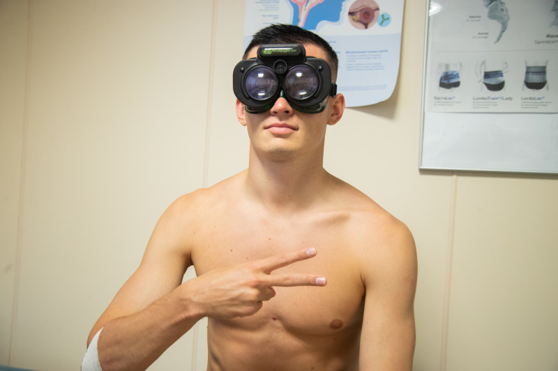 Медосмотр Сергея Волкова, защитника ФК «Зенит» в «Мой медицинский центр»