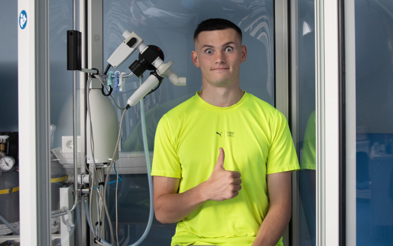 Медосмотр Сергея Волкова, защитника ФК «Зенит» в «Мой медицинский центр»