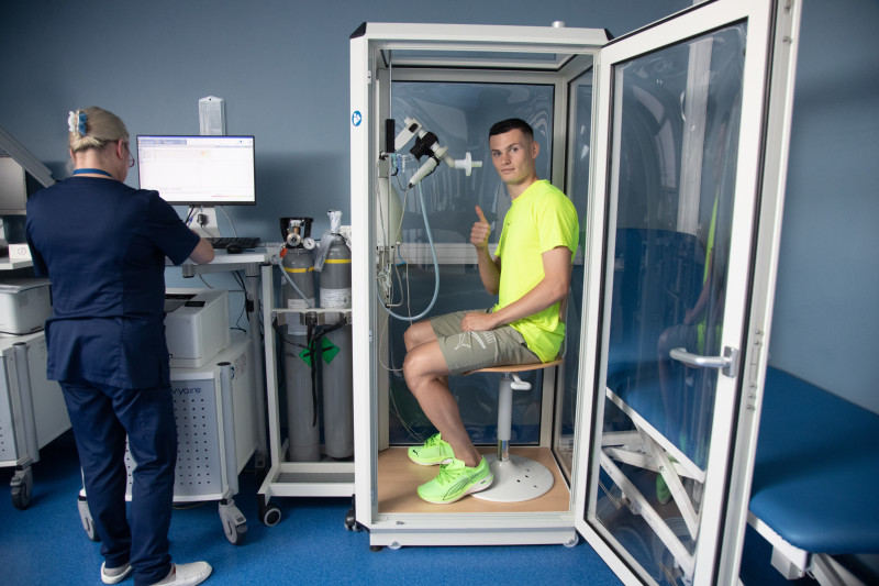 Медосмотр Сергея Волкова, защитника ФК «Зенит» в «Мой медицинский центр»