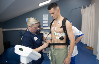 Медосмотр Сергея Волкова, защитника ФК «Зенит» в «Мой медицинский центр»