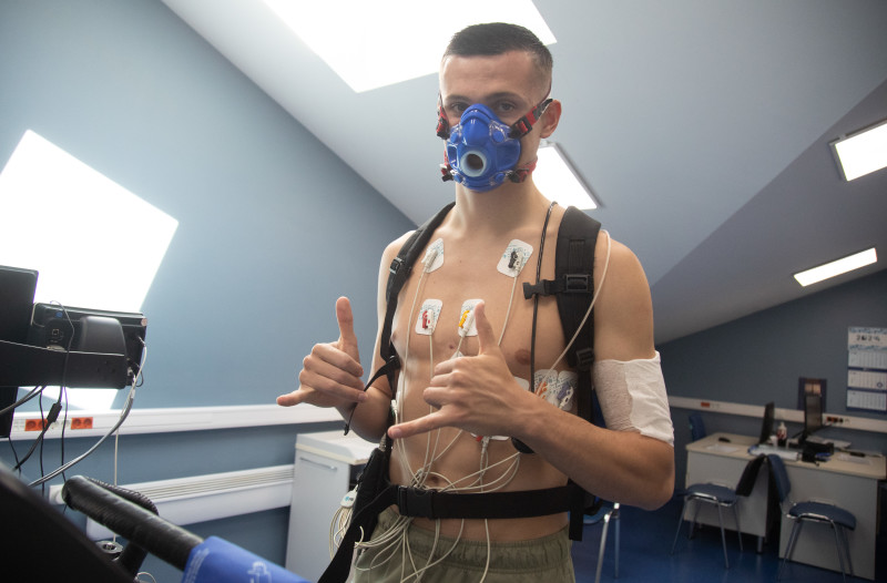 Медосмотр Сергея Волкова, защитника ФК «Зенит» в «Мой медицинский центр»