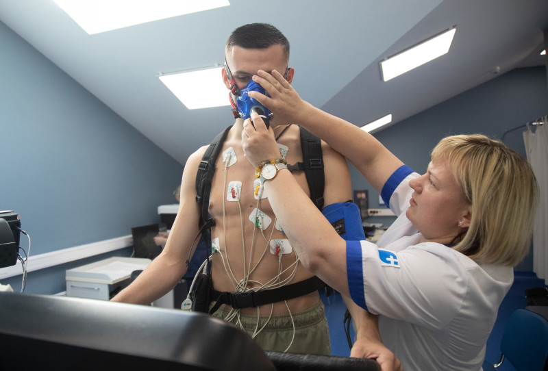 Медосмотр Сергея Волкова, защитника ФК «Зенит» в «Мой медицинский центр»