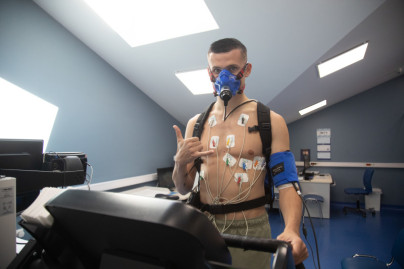 Медосмотр Сергея Волкова, защитника ФК «Зенит» в «Мой медицинский центр»