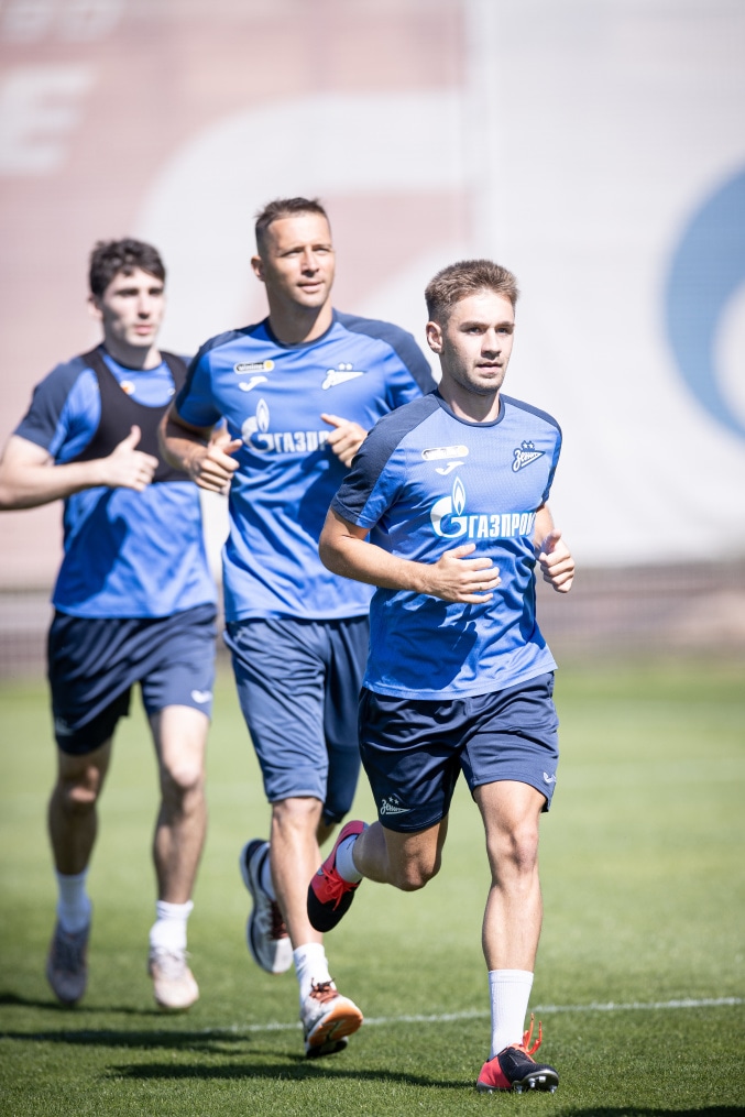 Летние «Газпром» — тренировочные сборы: 27 июня, утренняя тренировка