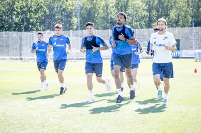 Летние «Газпром» — тренировочные сборы: 27 июня, утренняя тренировка