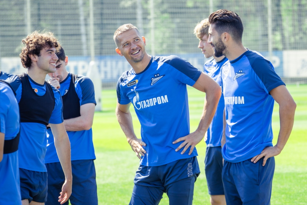 Летние «Газпром» — тренировочные сборы: 29 июня, утренняя тренировка.