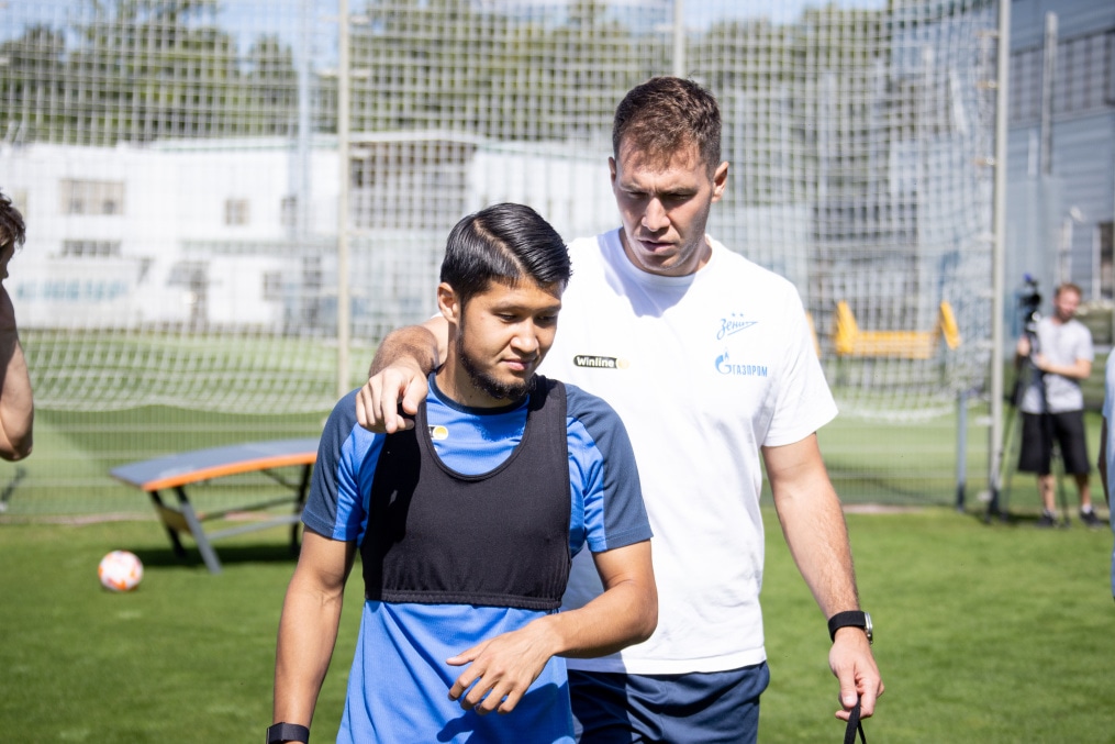 Открытая тренировка «Зенита» перед матчем с «Рубином»