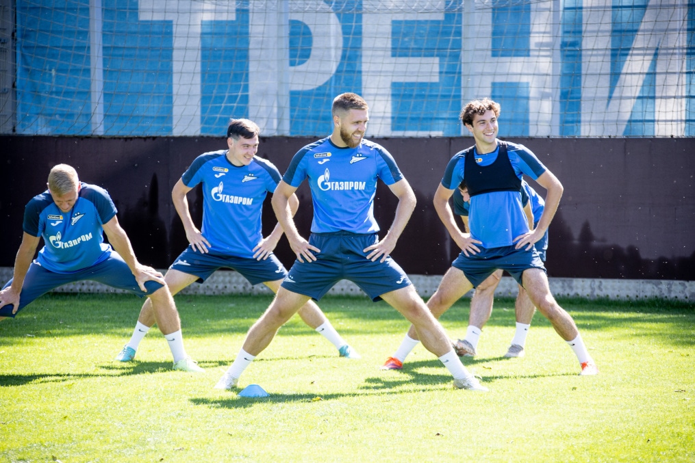 Открытая тренировка «Зенита» перед матчем с «Рубином»
