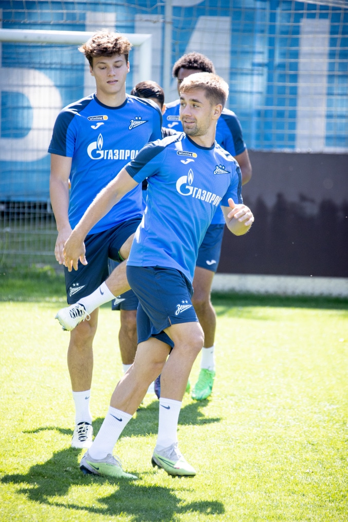 Открытая тренировка «Зенита» перед матчем с «Рубином»