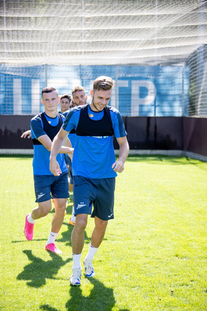 Открытая тренировка «Зенита» перед матчем с «Рубином»