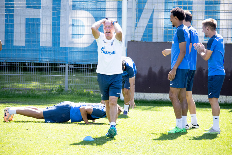 Открытая тренировка «Зенита» перед матчем с «Рубином»