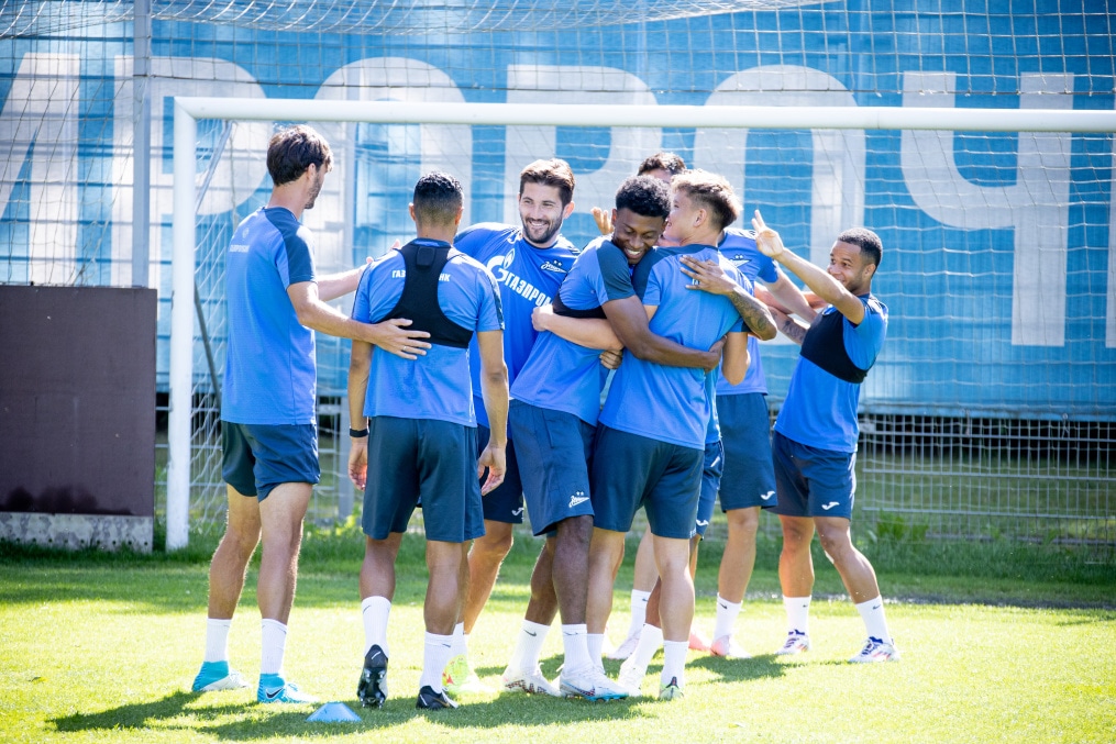 Открытая тренировка «Зенита» перед матчем с «Рубином»