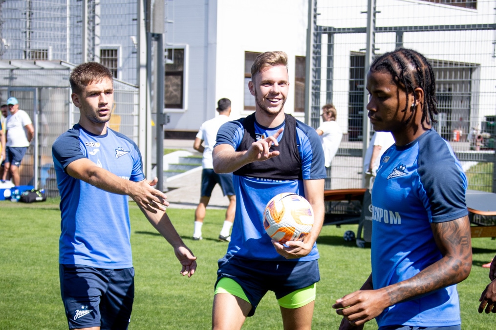 Открытая тренировка «Зенита» перед матчем с «Рубином»