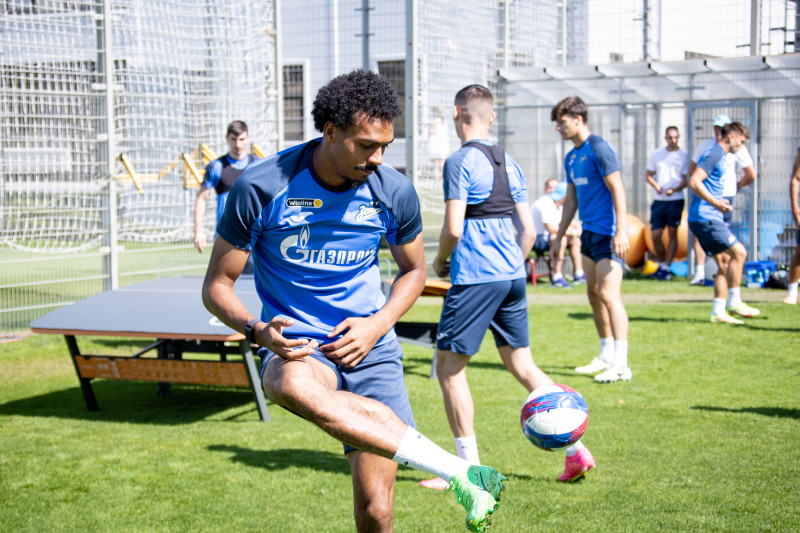 Открытая тренировка «Зенита» перед матчем с «Рубином»