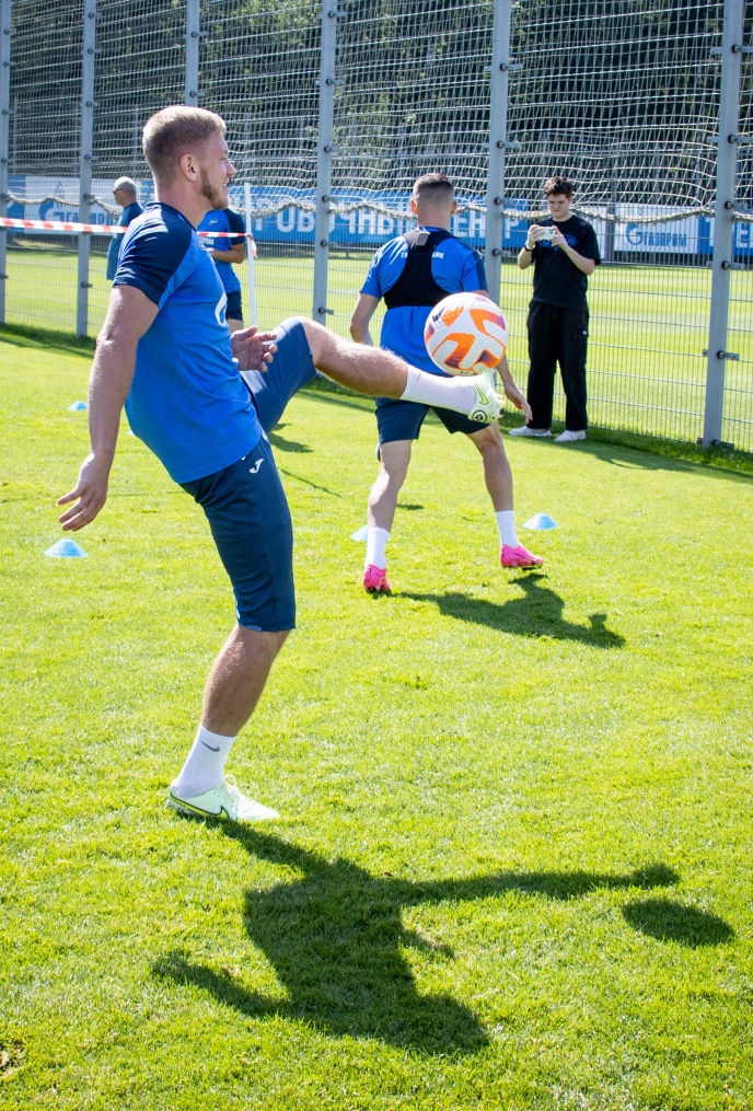 Открытая тренировка «Зенита» перед матчем с «Рубином»