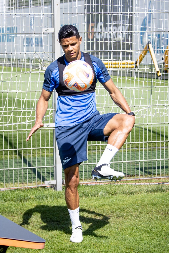 Открытая тренировка «Зенита» перед матчем с «Рубином»