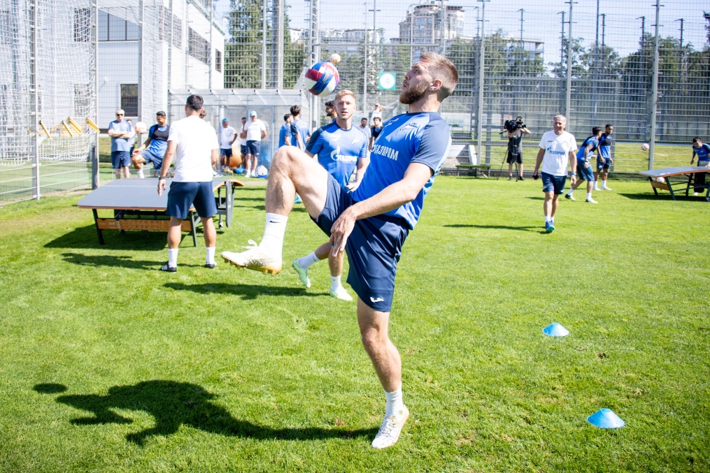 Открытая тренировка «Зенита» перед матчем с «Рубином»