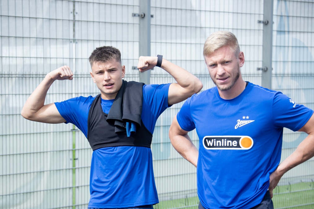 Открытая тренировка ФК «Зенит» перед матчем с «Ростовом»